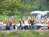 Le public sur les berges