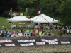 Le public sur les berges