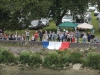Le public sur les berges