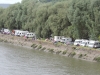 Le public sur les berges
