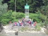 Le public sur les berges