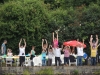 Le public sur les berges