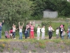 Le public sur les berges