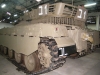 Arrière du char israélien Merkava
