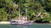 Goélette sur le trajet de l'île de Bernardo