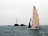 Voilier au départ de Molène