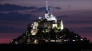 Mont saint Michel la nuit
