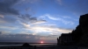 Coucher soleil sur la baie