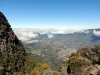 Cilaos vu du col qui mène au piton des neiges