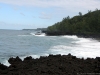 La côte sauvage vue de la coulée de lave de 2007