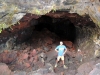 Tunnel de lave dans la coulée de 2007
